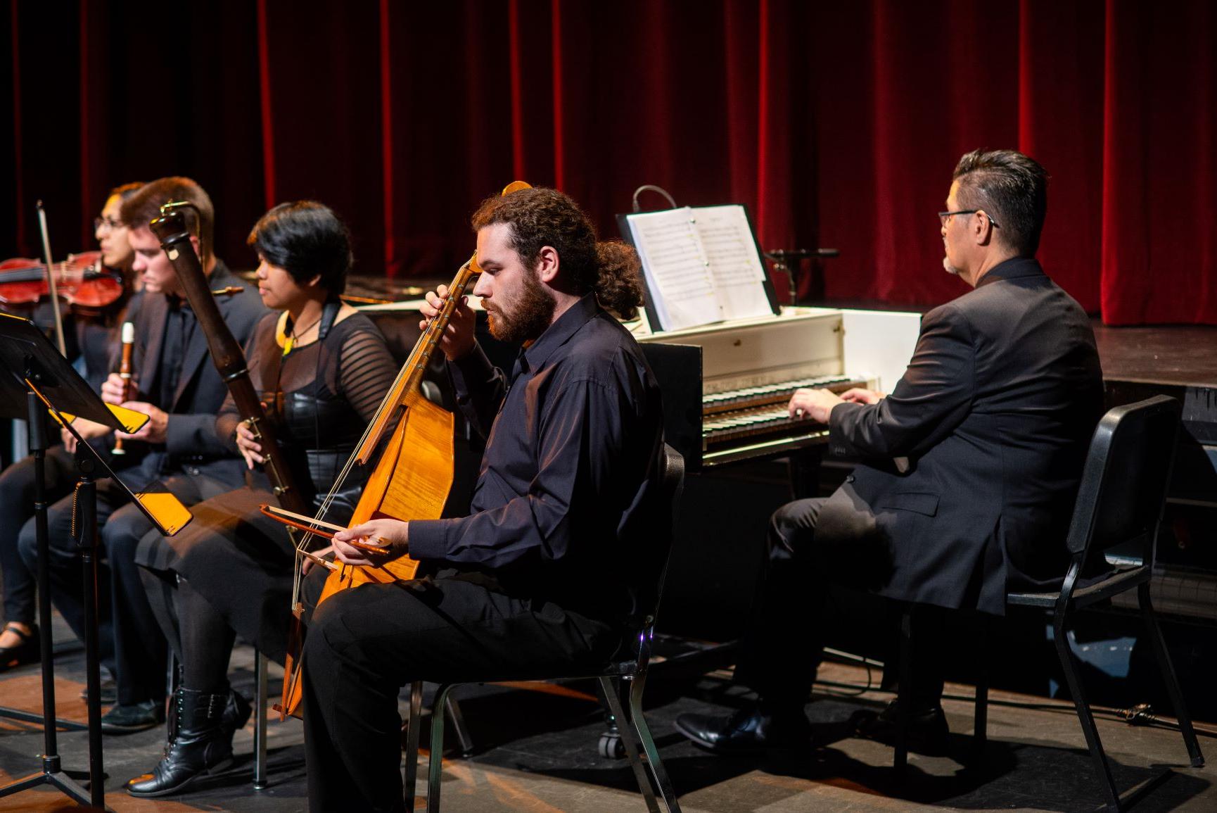 Musicians Playing Music 