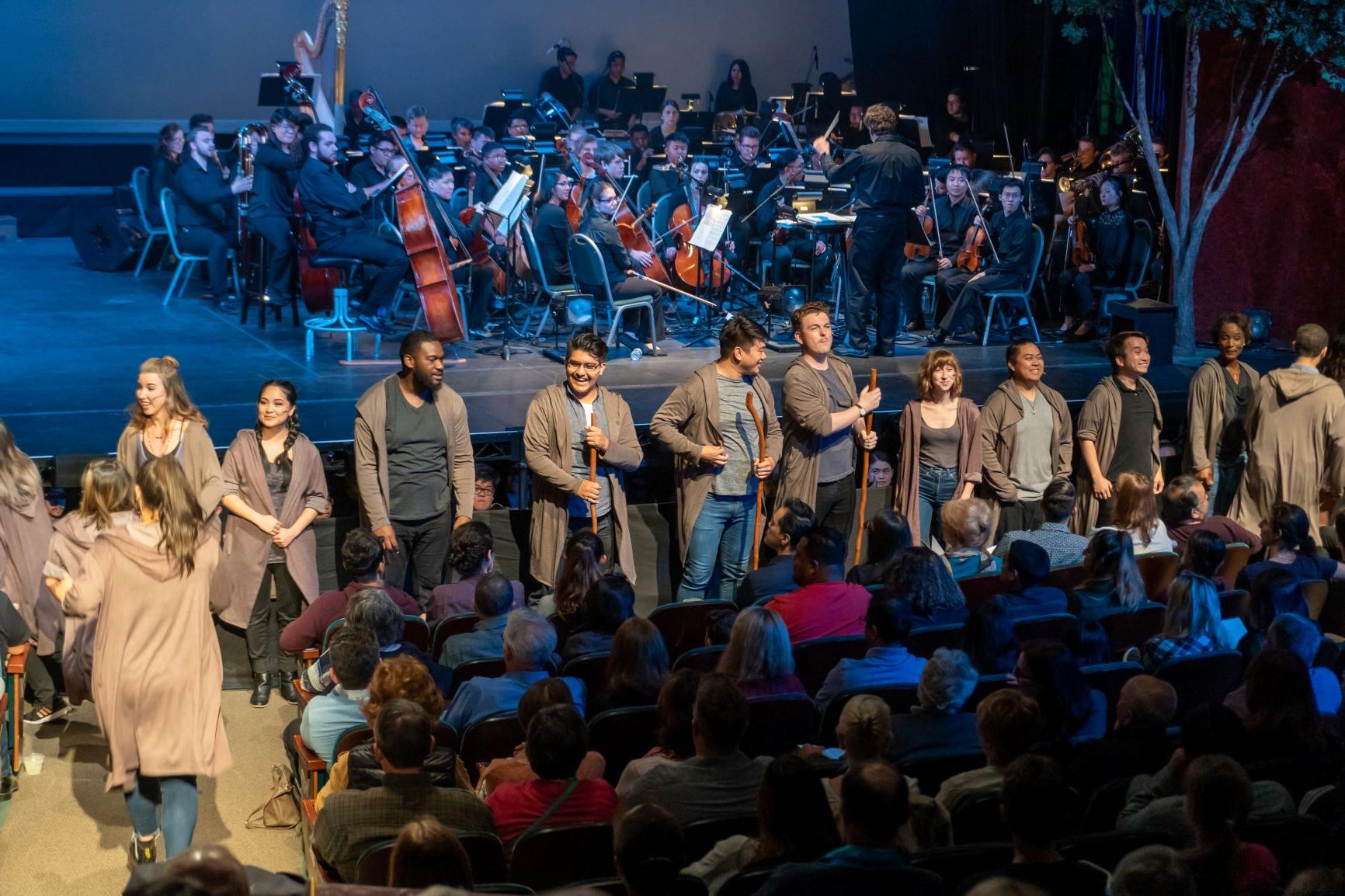 Students Performing for Opera Theater