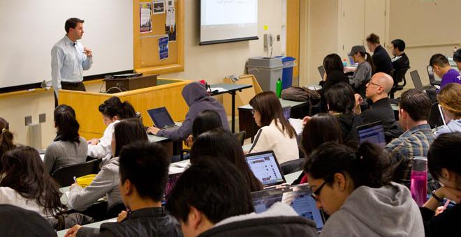 Students in lecture 